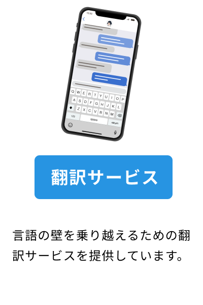 翻訳サービスの画像